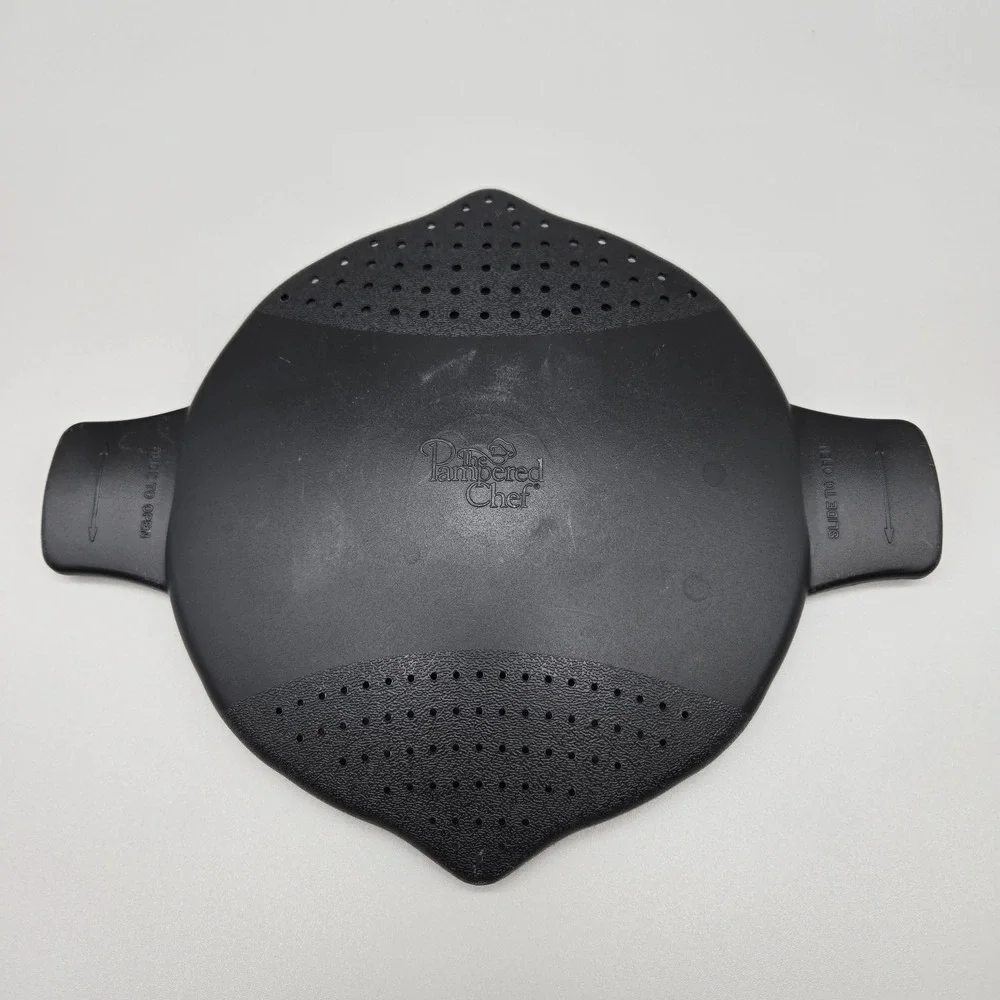Pampered Chef Replacement Lid ONLY for 2 QT/8 Cup Micro-Cooker #2778 Black